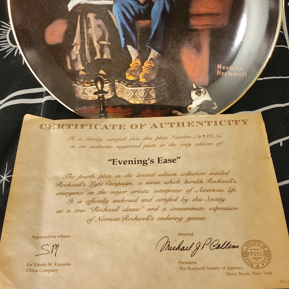 Norman Rockwell Plate